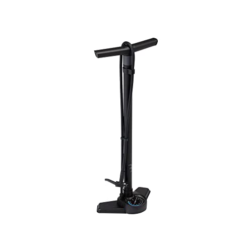 BBB Fahrradstandpumpe I Fahrradpumpe mit hohem Volumen und High-Pressure-Modus I Fahrrad Fußpumpe AirSwith HV/HP BFP-41 von BBB