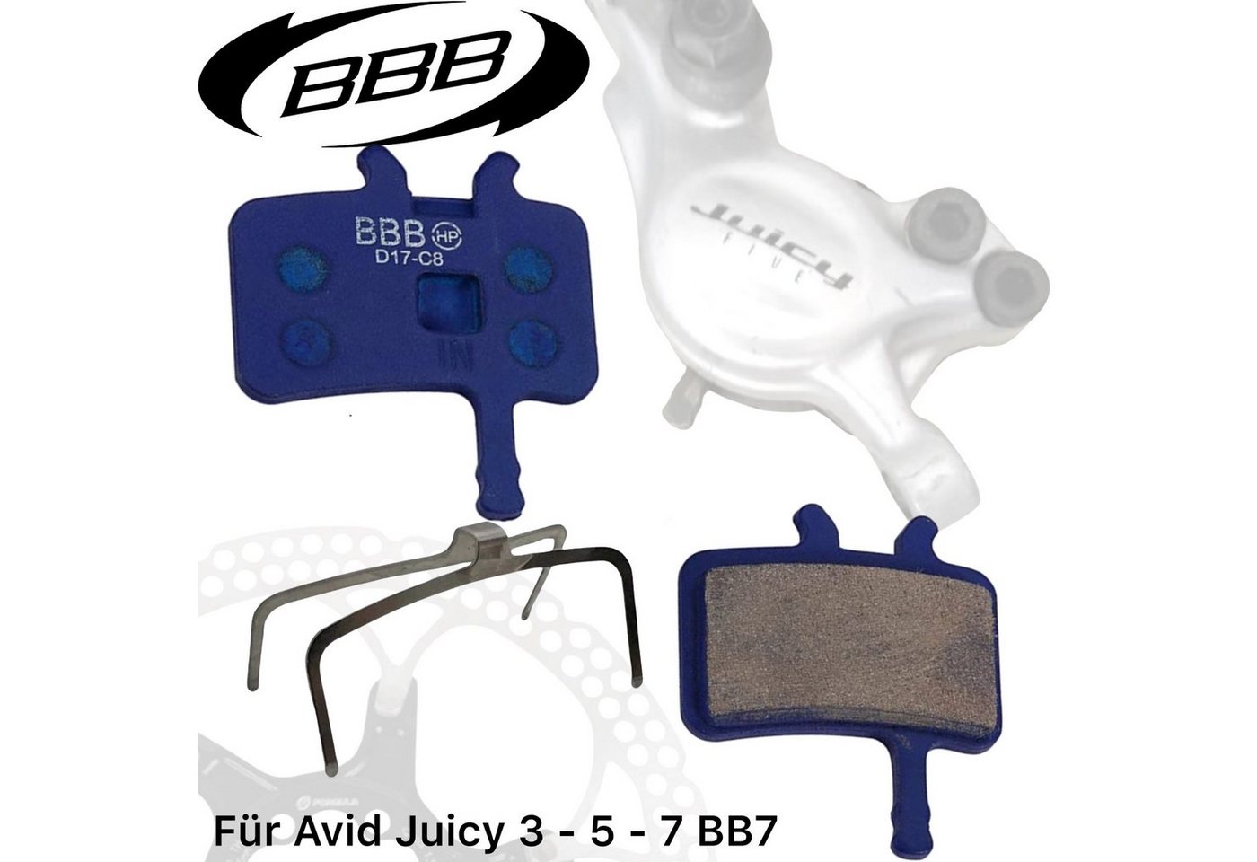 BBB Scheibenbremse BBS-42 Scheibenbremsen Disc Bremsbeläge für Avid Juicy 3 5 7 BB86 BBB Scheibenbremse BBS-42 Scheibenbremsen Disc Bremsbeläge für Avid Juicy 3 5 7 BB86 von BBB