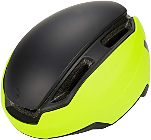 BBB Cycling Unisex-Adult Indra Fahrradhelm für Urban und E-Bikes, BHE-56, gelb L, matt neon Yellow, L (58-62cm) von BBB