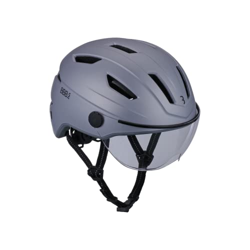 BBB Unisex-Adult Move Faceshield Fahrradhelme, Matt Grau, M BBB Unisex-Adult Move Faceshield Fahrradhelme, Matt Grau, M von BBB