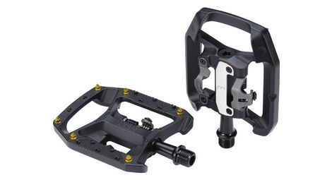 paar halbautomatische pedale bbb dualchoice trail mattschwarz paar halbautomatische pedale bbb dualchoice trail mattschwarz von BBB