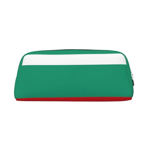 BBEXJIGY Vielseitige Aufbewahrungstasche mit bulgarischem Flaggenmuster, Reisetasche, Büro, kleine Gegenstände, metallic silver, Einheitsgröße von BBEXJIGY