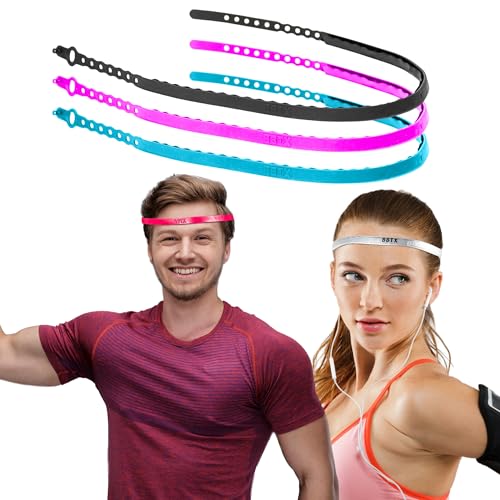 Xtreme Sports Stirnband, Schweißband, verhindert Schweiß in Augen und Gesicht, Schweißband für alle Arten von Sport, Laufen, Radfahren (schwarz) von BBTX Professional Sportswear B