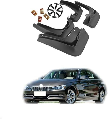 BBYANG 4-teilige Auto-Schmutzfänger - passt für BMW 3 Series 2012-2023 Kotflügel vorn und hinten, Radspritzschutz, Schmutzfänger von BBYANG