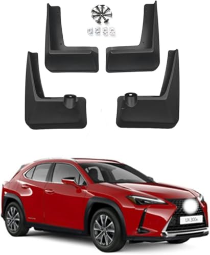 BBYANG 4-teilige Auto-Schmutzfänger - passt für Lexus UX 2019-2023 Kotflügel vorn und hinten, Radspritzschutz, Schmutzfänger von BBYANG