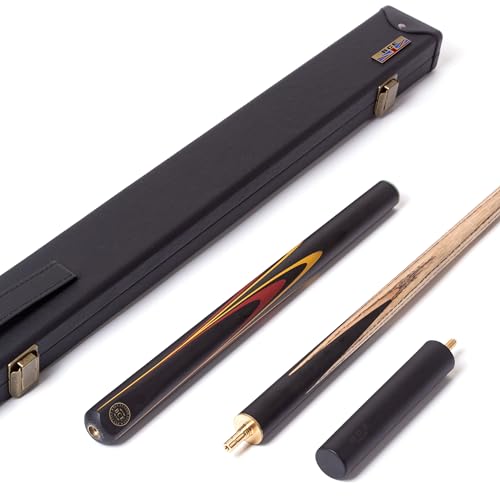BCE Protégé Snooker-/Pool-Queue und Hartschalenkoffer 3/4-Schnitt, Rot/Schwarz/Gold BCE Protégé Snooker-/Pool-Queue und Hartschalenkoffer 3/4-Schnitt, Rot/Schwarz/Gold von BCE