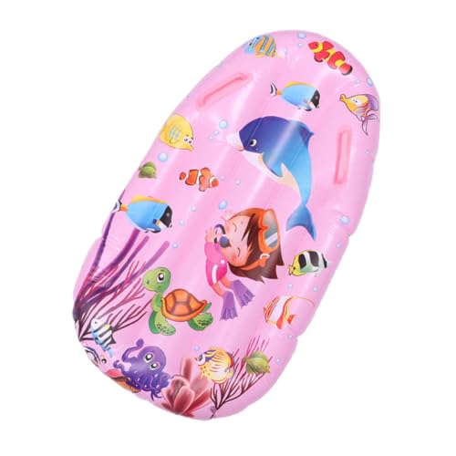 1Stk schwimmende Reihe Kinderspielzeug aufblasbarer Pool Pool-Float-Lounge Surfbrett Kinder Surfboard Kinder Schwimmendes Surfbrett für Kinder aufblasbares Schwimmbrett PVC Rosa BCOATH von BCOATH