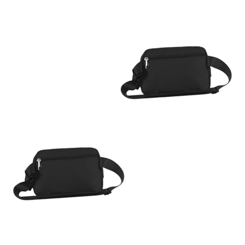 2 Stück Packung Diagonale Tasche Sling-gürteltasche Umhängetaschen Für Mädchen Umhängetasche Für Männer Gürteltaschen Für Mädchen Umhängetasche Für Mädchen Seitentasche Fanny Nylon BCOATH von BCOATH