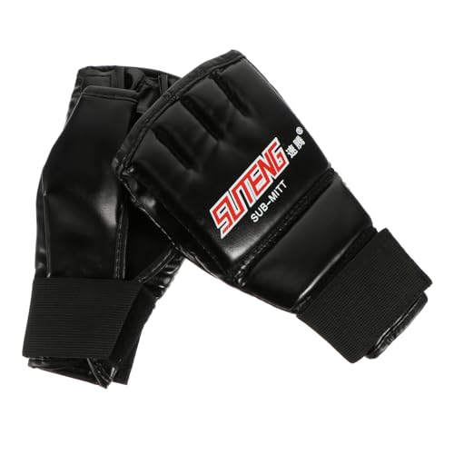 BCOATH 1 Paar Boxhandschuhe Trainingshandschuhe Tragbare Handschuhe Professionelle Sparring Handschuhe Trainings Sparring Handschuhe Reißfeste Halbfinger Handschuhe Tragbare von BCOATH