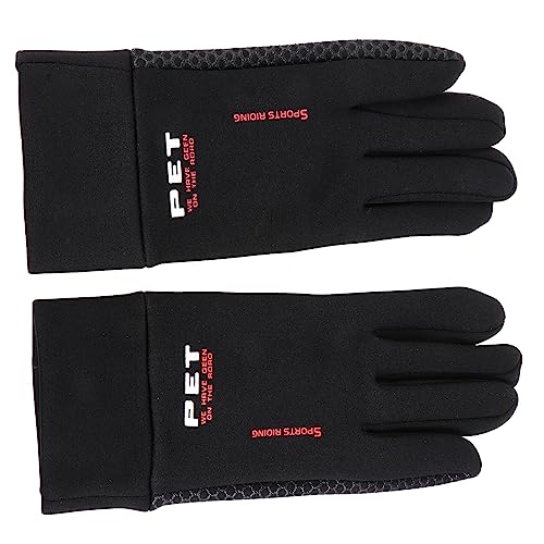 BCOATH 1 Paar Outdoor-Fahrrad Handschuhe Telefinger-Handschuhe Winter Fahrradhandschuhe Gewichtheber Handschuhe Gewichtheben Handschuhe Winterhandschuhe Touchscreen-Handschuhe Stoff rot von BCOATH