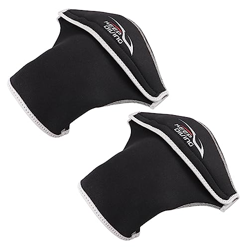 BCOATH 1 Paar Ruderhandschuhe Angelkajaks Warme Handschuhe Angelhandschuh Paddelgriffe Outdoor-paddelhandschuhe Handschuhe Zum Training Kanuhandschuhe Fitness-Handschuhe Neopren Black von BCOATH