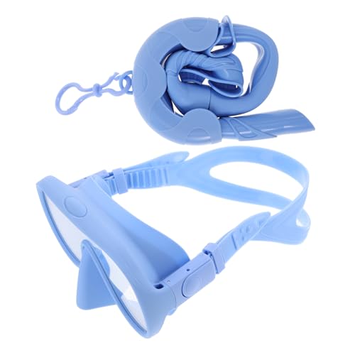 BCOATH 1 Satz Schnorchelset Schwimmbrille Mit Nasenschutz Schnorchelmaske Für Erwachsene Professionelle Schnorchelausrüstung Schwimmende Schnorchelmaske Schwimmbrillen Kieselgel Sky-Blue von BCOATH