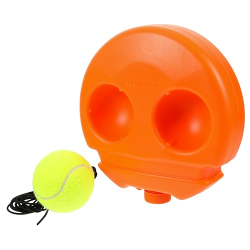 BCOATH 1 Satz Tennistrainer Tennis-übungsgerät Tennis-lerngeräte Sportliches Spielzeug Tennis-trainingsbasis Tennis-selbsttrainingstool Sportliche Trainingsbasis Orange Plastik von BCOATH