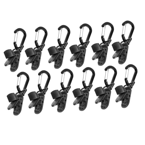 BCOATH Camping Baldachin Plane Zelt Clips 12 Pcs Winddicht Kunststoff Duckbilled Clips Outdoor Shelter BCOATH Camping Baldachin Plane Zelt Clips 12 Pcs Winddicht Kunststoff Duckbilled Clips Outdoor Shelter von BCOATH