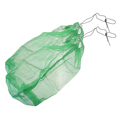 BCOATH 2Stücke Tragbare Nylon Fischernetz Taschen mit Kordelzug Faltbare Netze für Fischaufbewahrung Verschleißfest für Angeln und Fischfang Zubehör BCOATH 2Stücke Tragbare Nylon Fischernetz Taschen mit Kordelzug Faltbare Netze für Fischaufbewahrung Verschleißfest für Angeln und Fischfang Zubehör von BCOATH