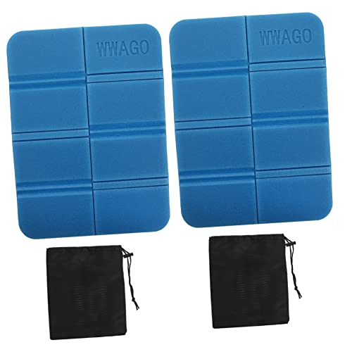 BCOATH 2 Stücke Tragbare Outdoor Camping Matte wasserdichte Picknickkissen Klappmatte von BCOATH