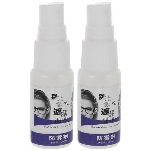 BCOATH 2St Entnebelungsflüssigkeit Anti-Fog-Spray für Schwimmbrillen Fernglas sprühen Defogging Glasses Binoculars Anti-Fog Spray Linsenreiniger Antibeschlag Brillen-Entbeschlager Abs von BCOATH