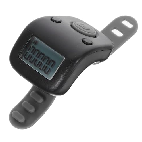 BCOATH 2St Gesangszähler Kleiner Fingerzähler Gegenklicker geführter Fingerzähler Handzählung Pitch-Zähler Schalter Finger Counter Finger zähler Handzähler Clicker-Zähler Kieselgel Black von BCOATH