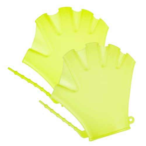 BCOATH 2pcs Silicon Schwimmpaddel Kinderpoolhandschuhe Tauchkinder Training Handschuhe von BCOATH