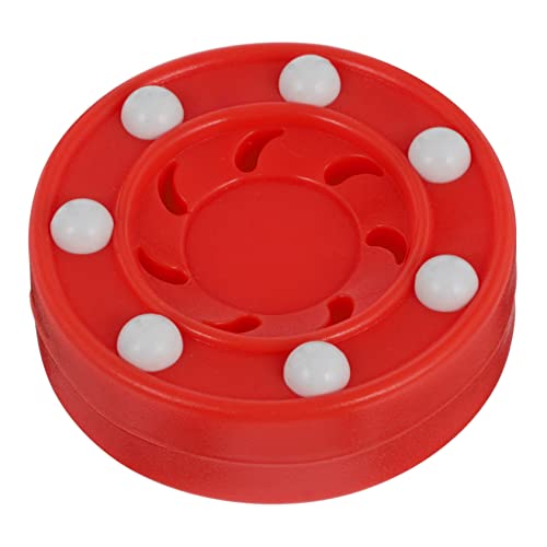 BCOATH 7 STK Tintenroller Rollpuck Rollhockeyspiel Knie-Hockey-Pucks Eishockey Hockey Puck rollatoren Straßenhockeybälle Spiel Hockey-Puck professioneller Hockey-Puck für das Spiel pp rot von BCOATH