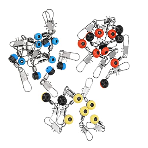 BCOATH Fischereifischen Salzwasserfischerei Schwckelt Fass Snap Wirbel Angelzubehör Angelausrüstung Kugellager mit Wirbel Fischereifell Drehen Ausrüstung Angelhaken Angelstecker Snap von BCOATH