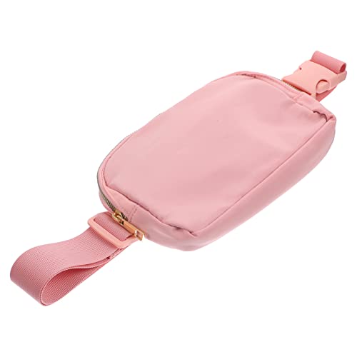 BCOATH Gürteltasche fitnessbänder Jogging Tasche travel Tasche Sporttasche handylauftaschen Gymsack Bauchtasche Handytasche zum Umhängen Hüftgurt Damen Hüfttasche Outdoor-Hüfttasche Rosa von BCOATH