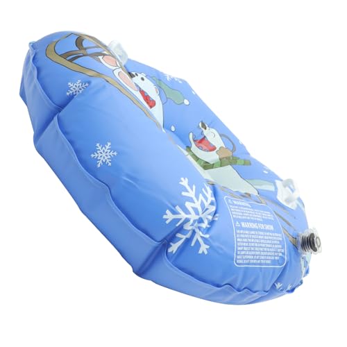 BCOATH Teenager Snow Tube Snowtubes zum Rodeln Aufblasbarer Schneeschlitten Robustes Aufblasbares Winterschneeröhre Schlittenspielzeug für Teenager Schneerohr Verdickter Boden Winter von BCOATH