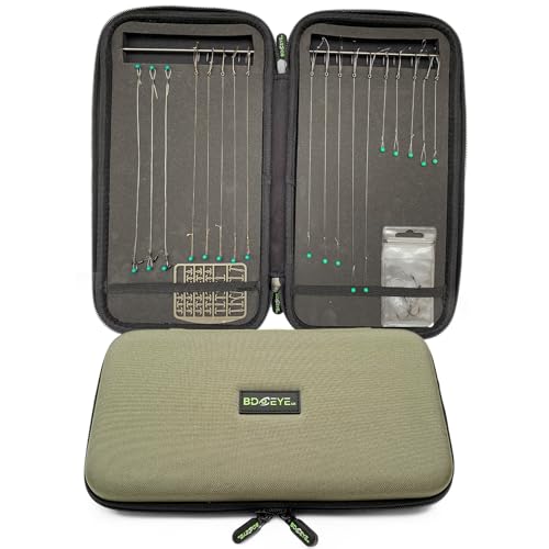 BD Eye Fishing Stiff-Rig Tasche - Geldborse Vorfach Brieftasche mit 25 Pins - Wallet-Case für Angel-Vorfächer wie Karpfen-Rigs BD Eye Fishing Stiff-Rig Tasche - Geldborse Vorfach Brieftasche mit 25 Pins - Wallet-Case für Angel-Vorfächer wie Karpfen-Rigs von BD EYE UK