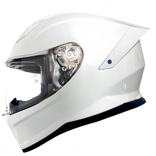 ECE-Geprüfter Modularer Motocross-Helm, Motorradhelm, Integralhelm, Damen- Und Herrenhelm Mit Sonnenblende, Integralhelm D,XXL63-64CM von BDBRHFG