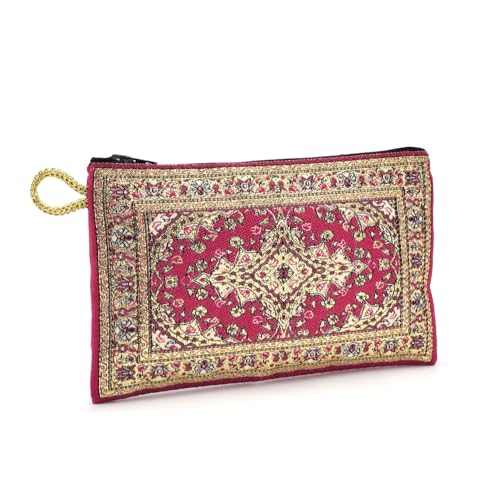 BDM - Türkische Geldbörse mit Blumendruck, Rot, Damen, 15 cm x 10 cm BDM - Türkische Geldbörse mit Blumendruck, Rot, Damen, 15 cm x 10 cm von BDM