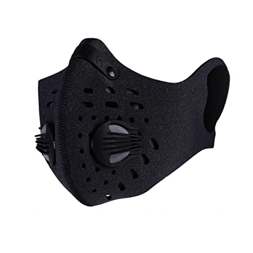 Aktivkohlenstoffstaubmaske Verschmutzungsmaske Anti -Pollen -Allergene Gesichtsmaske Abgasmaske Filtrat PM2.5 Maske für den Lauf von Radfahren im Freien im Freien warm, schwarz, die Atemschutzmaske h Aktivkohlenstoffstaubmaske Verschmutzungsmaske Anti -Pollen -Allergene Gesichtsmaske Abgasmaske Filtrat PM2.5 Maske für den Lauf von Radfahren im Freien im Freien warm, schwarz, die Atemschutzmaske h von BEAHING