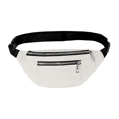 BEAHING Fanny Packs Crossbody lässige Taillengürtel -Beutel Sportpackbeutel für das Gehen der weißen Taillenbeutel von BEAHING