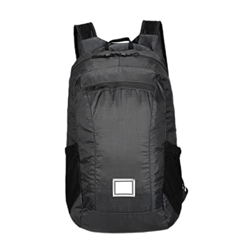 BEAHING Wanderrucksack Faltbarer Rucksack Ultra -Licht wasserdichte Reiserucksack für Sportspeicher für Camping und Picknick im Freien (schwarz) im Freien geeignet. von BEAHING