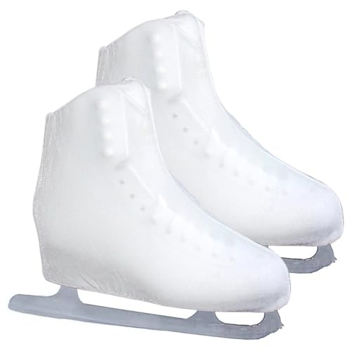 Eislaufabdeckungen, 1 Paar weiche, hochelastische Eislaufdecke, Nicht -Schlupf -Skate -Stiefelabdeckungen mit elastischer Kante, leicht zu reinigende Eislaufzusammenhänge für Figur Skating, Eislauf, von BEAHING