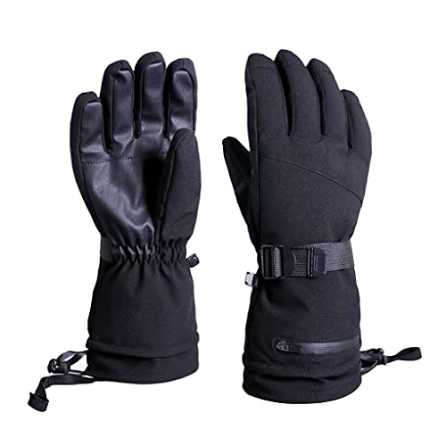 BEALIFE 1 Paar Winterhandschuh Tragbare Handschuhe Winddicht Warmhaltende Motorradreithandausrüstung für das Angeln im Freien, Schwarz, M von BEALIFE