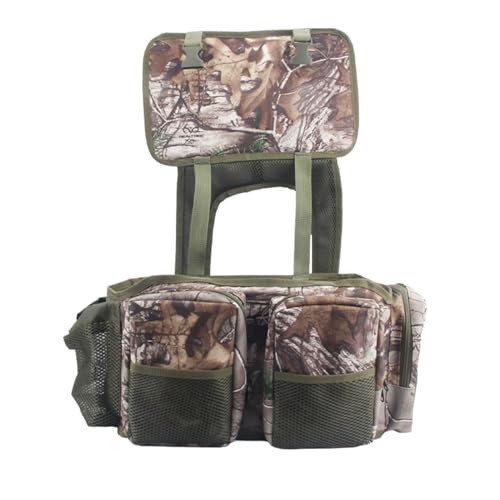 BEALIFE Camouflage Rucksack mit Angelsitzbox für Outdoor Enthusiasten, kein Boxtuch Camouflage Angelrucksack von BEALIFE