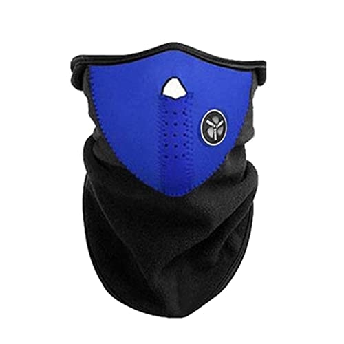 BEALIFE Half Face Cover Radfahren Motorrad Facepiece Schnell trocknender Nackenwärmer Keine Reizung Mundschutz Ergonomisches Design, Blau von BEALIFE