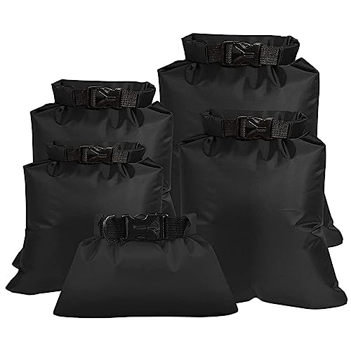 BEALIFE Packung mit 5 Wasserdichten Dry Bag Drifting Rafting Storage Pack Portable Radfahren Trekking Schwimmen Wandern Kleidung Sack, Schwarz BEALIFE Packung mit 5 Wasserdichten Dry Bag Drifting Rafting Storage Pack Portable Radfahren Trekking Schwimmen Wandern Kleidung Sack, Schwarz von BEALIFE