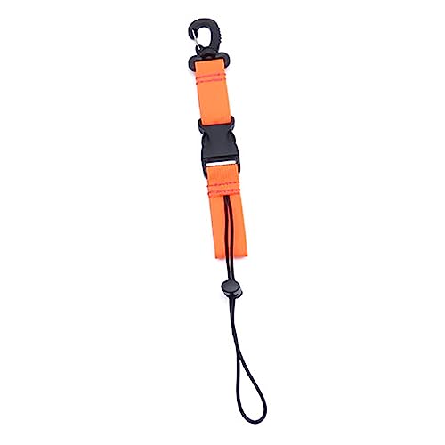 BEALIFE Scuba Diving Lanyards Camera Torch Holder Strap Unterwasser Verschleißfestes Schnorcheln Professionelles Gurtband mit Schnalle, Orange von BEALIFE