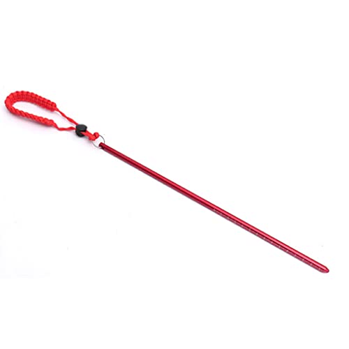 BEALIFE Scuba Diving Stick Aluminiumlegierung Unterwasser Shaker Professioneller Noise Maker Praktische Sticks mit Handschlaufe, Rot von BEALIFE