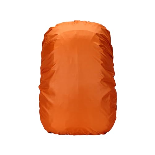 BEALIFE Wasserdichte Abdeckung für Rucksack, leicht zu reinigen und robust, Rucksack Abdeckung, regendicht, wasserdicht, Rucksack Abdeckung für den Außenbereich, orange, S von BEALIFE