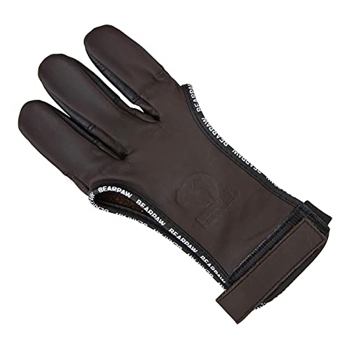 Bearpaw Schießhandschuh Deerskin Glove - L; aus edlem Leder gefertigt, hohe Qualität beim Bogenschießen von Bearpaw