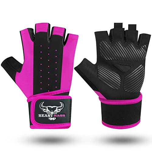 Beast Rage Gewichtheberhandschuhe für Herren und Damen, Handgelenkstütze, gepolstert, Handflächenschutz, atmungsaktiv, eng anliegend, für Fitness, Training, Workout,Radfahren, Klimmzüge, Training, Beast Rage Gewichtheberhandschuhe für Herren und Damen, Handgelenkstütze, gepolstert, Handflächenschutz, atmungsaktiv, eng anliegend, für Fitness, Training, Workout,Radfahren, Klimmzüge, Training, von BEAST RAGE