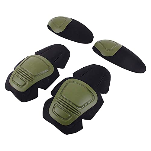 Taktische Militär Paintball Ellbogenschützer Knieschützer Taktische Knie- und Ellenbogenschützer für Paintball Airsoft Kampfuniform Militäranzug 2 Knieschützer und 2 Ellenbogenschützer Set Taktische Militär Paintball Ellbogenschützer Knieschützer Taktische Knie- und Ellenbogenschützer für Paintball Airsoft Kampfuniform Militäranzug 2 Knieschützer und 2 Ellenbogenschützer Set von BEAUTYBIGBANG