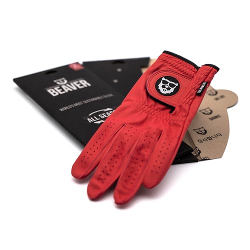 BEAVER GOLF Golfhandschuh 'Sunset Red' All Season Ultra, Herren, Rechts (Linkshänder), XXL von BEAVER GOLF