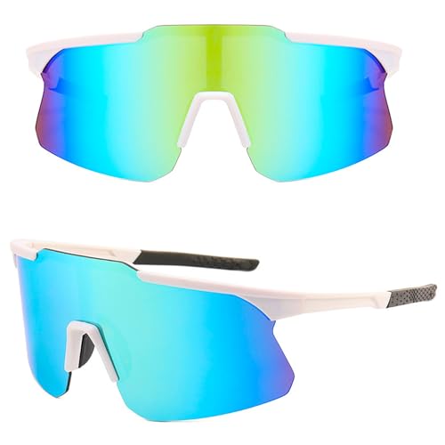 BECILES Sonnenbrille Fahrradbrille,Herren Damen Sportbrille Fahrradbrille,Schutzbrille Sonnenbrille Anti-Uv für Outdooraktivitäten Wie Radfahren Laufen Klettern Autofahren Angeln Golf Ski im Freien BECILES Sonnenbrille Fahrradbrille,Herren Damen Sportbrille Fahrradbrille,Schutzbrille Sonnenbrille Anti-Uv für Outdooraktivitäten Wie Radfahren Laufen Klettern Autofahren Angeln Golf Ski im Freien von BECILES