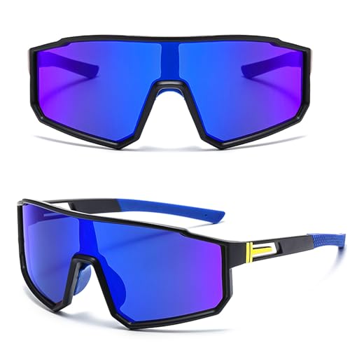 BECILES Sonnenbrille Fahrradbrille,Herren Damen Sportbrille Fahrradbrille,Schutzbrille Sonnenbrille Anti-Uv für Outdooraktivitäten Wie Radfahren Laufen Klettern Autofahren Angeln Golf Ski im Freien BECILES Sonnenbrille Fahrradbrille,Herren Damen Sportbrille Fahrradbrille,Schutzbrille Sonnenbrille Anti-Uv für Outdooraktivitäten Wie Radfahren Laufen Klettern Autofahren Angeln Golf Ski im Freien von BECILES