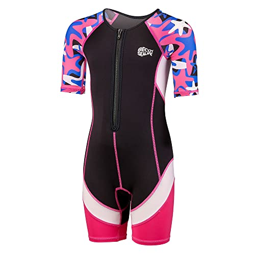 BECO-Sealife Neoprenanzug Kinder kurz, wärmender Schwimmanzug Kinder aus 2 mm SCR-Neopren, Neopren Shorty Kinder mit UPF 50+, UV-Neoprenanzug für Jungen & Mädchen – in Pink, Größe: 80 BECO-Sealife Neoprenanzug Kinder kurz, wärmender Schwimmanzug Kinder aus 2 mm SCR-Neopren, Neopren Shorty Kinder mit UPF 50+, UV-Neoprenanzug für Jungen & Mädchen – in Pink, Größe: 80 von Beco