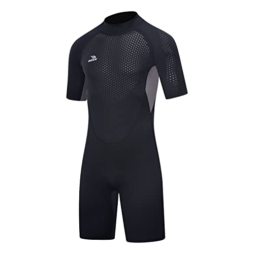 Neoprenanzug Herren Kurz 3mm für Damen Rückenreißverschluss zum Tauchen, Schnorcheln, Surfen, Kajakfahren, Kurzarm-Neoprenanzug für Wassersport Neoprenanzug Herren Kurz 3mm für Damen Rückenreißverschluss zum Tauchen, Schnorcheln, Surfen, Kajakfahren, Kurzarm-Neoprenanzug für Wassersport von BEEK