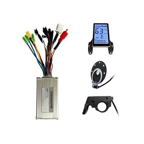 BEEOFICEPENG Controller-Kit für Elektrofahrrad, Elektroroller-Set, LCD-M5-Display, Controller, 24/36/48 V, 17 A, 250 W/350 W, Ersatzzubehör von BEEOFICEPENG